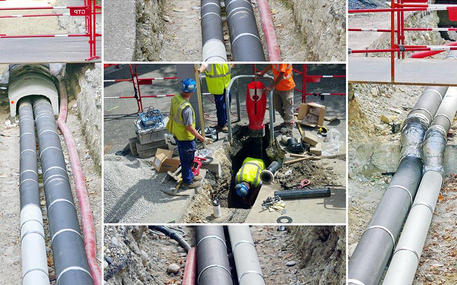 travaux assainissement Presles