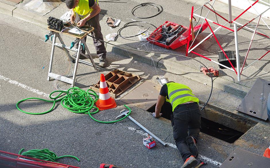 travaux assainissement Presles